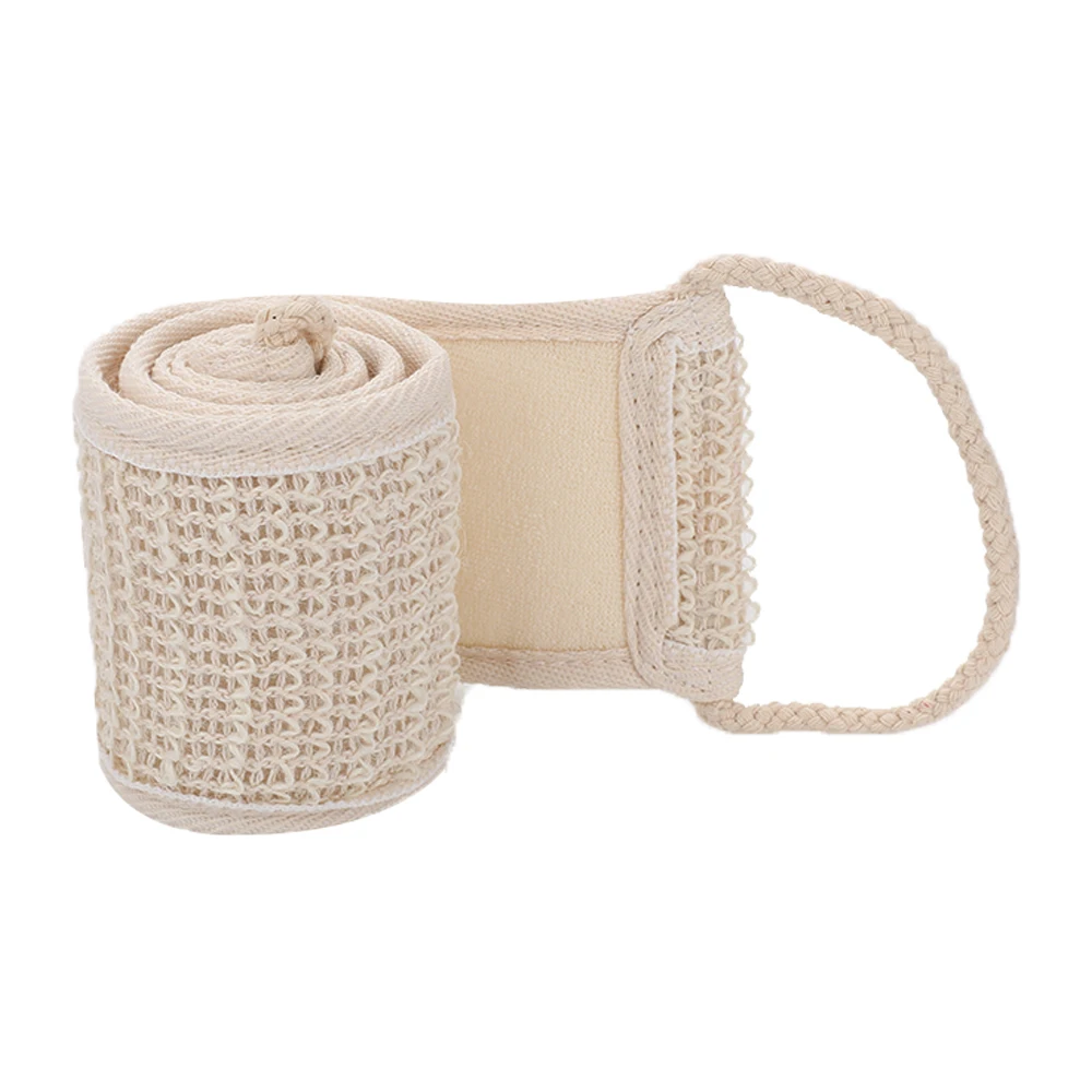 Новинка натуральный мягкий отшелушивающий мочалка задний ремешок банное