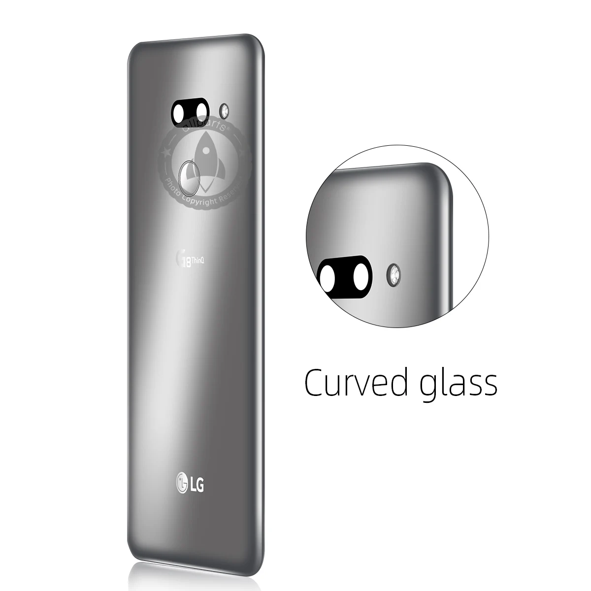 Новая Оригинальная задняя панель корпуса для LG G8 задняя крышка стеклянная Батарейная дверь для LG G8 ThinQ G820 G820N задняя крышка Запасные части