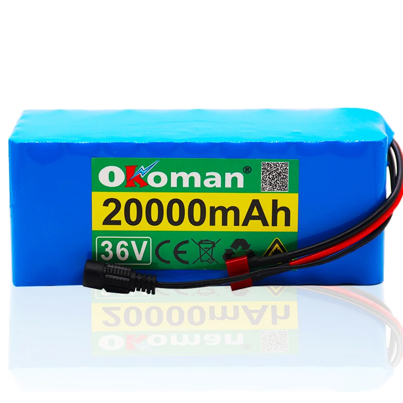 36V аккумулятор 10S4P 20Ah 500W высокой мощности 42V 20000mAh электровелосипед Электрический