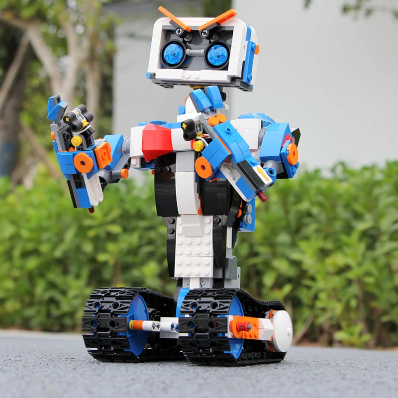 

RC Programming Robot Remote Control classic toys Dance Gesture Action Figures Educational Toys Assembles Parts for children boys
