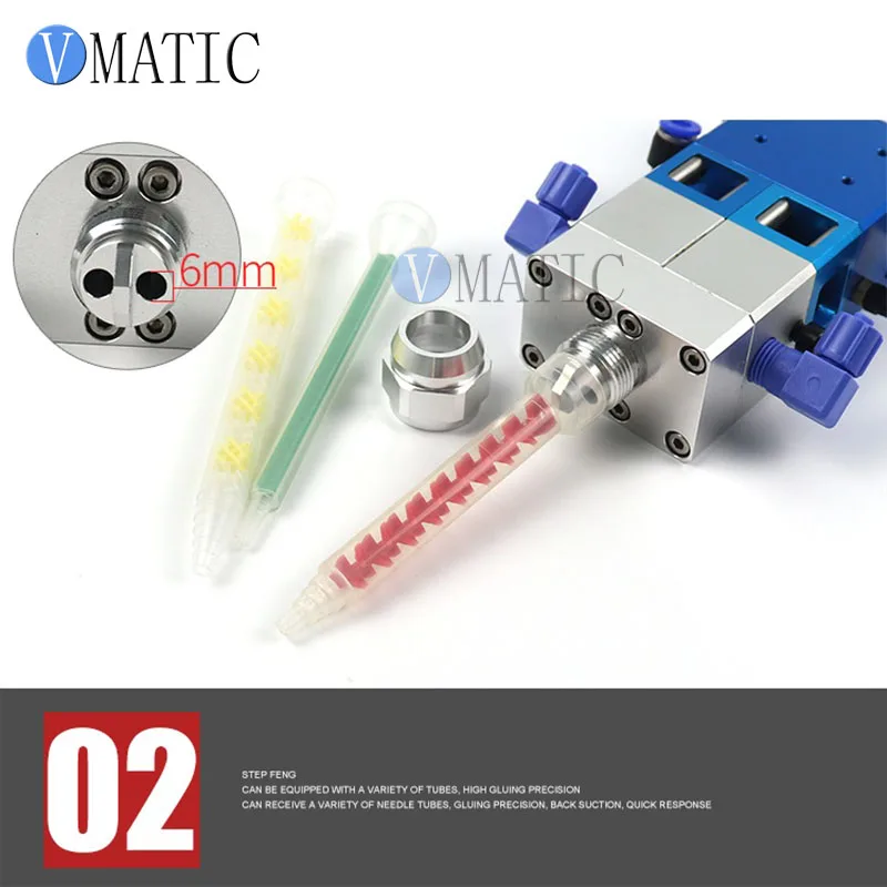 Бесплатная доставка двойной жидкостный Дозирующий клапан с большим потоком