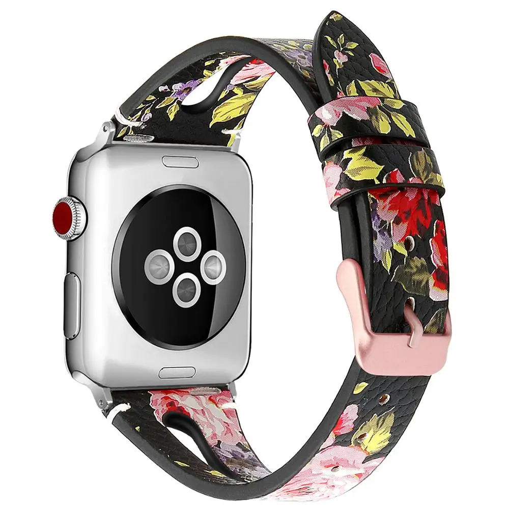 Кожаный ремешок для часов Apple Watch 38 мм 44 мм 40 мм 42 мм кожаный ремешок сменные браслеты для Iwatch браслет 83008