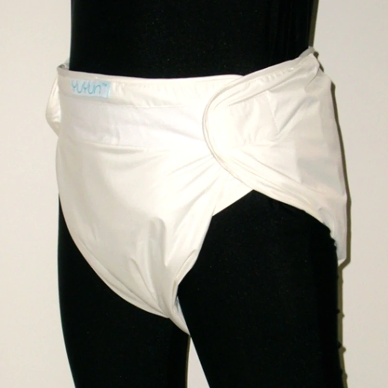 FUUBUU2023-WHITE-90-130CM ABDL традиционные подгузники для взрослых/Водонепроницаемые шорты/недержание/водонепроницаемые и дышащие