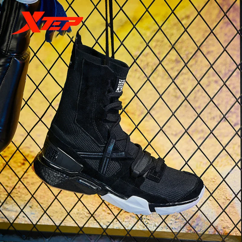 Xtep [Ali Boxing] Мужские Модные Повседневные кроссовки на шнуровке серии Ali дышащие