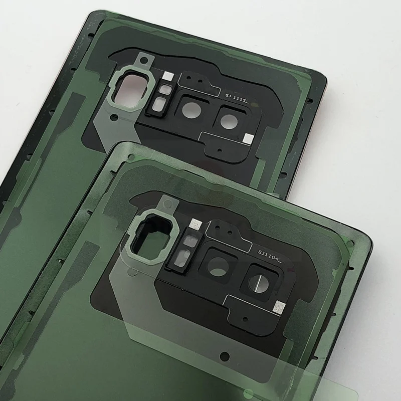 Для SAMSUNG Galaxy Note 8 N950 N950F Задняя стеклянная крышка батарейного отсека задняя дверь