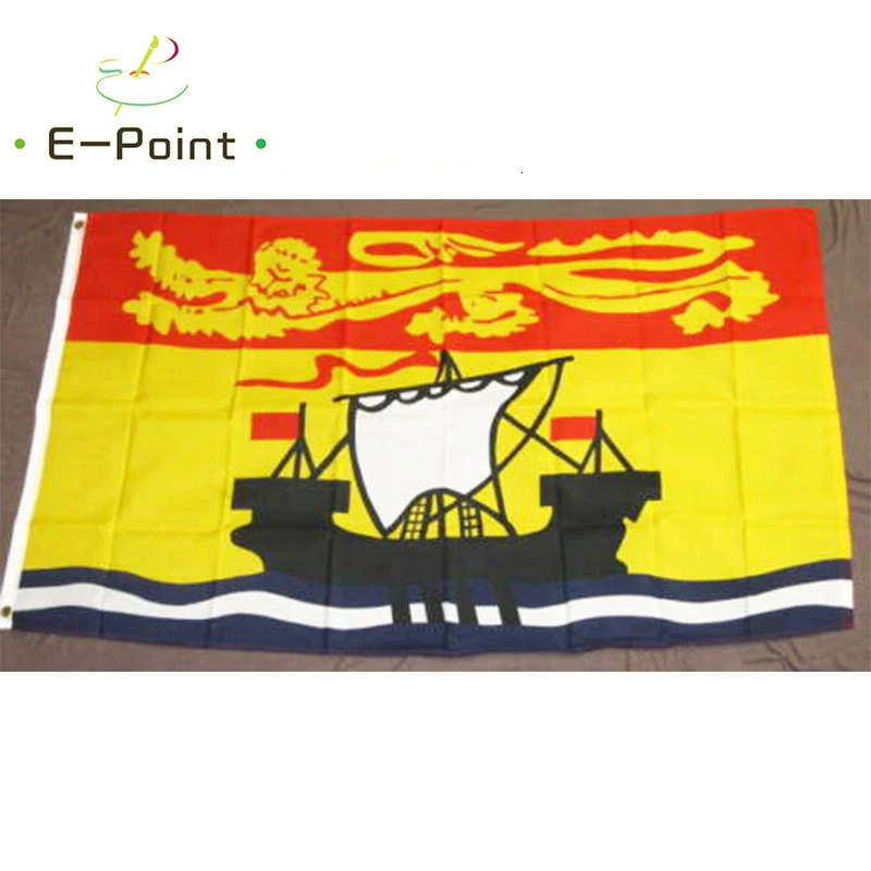 

New Brunswick Flag Canadian Province 2ft*3ft (60*90cm) 3ft*5ft (90*150cm) Size Christmas Decorations for Home Flag Banner