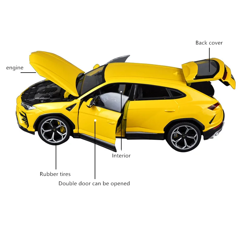 Bburago 1:18 Lamborghini URUS Bison автомобиль сплав модель автомобиля моделирование автомобиля украшение коллекция Подарочная игрушка Литье под давлением модель игрушка для мальчиков
