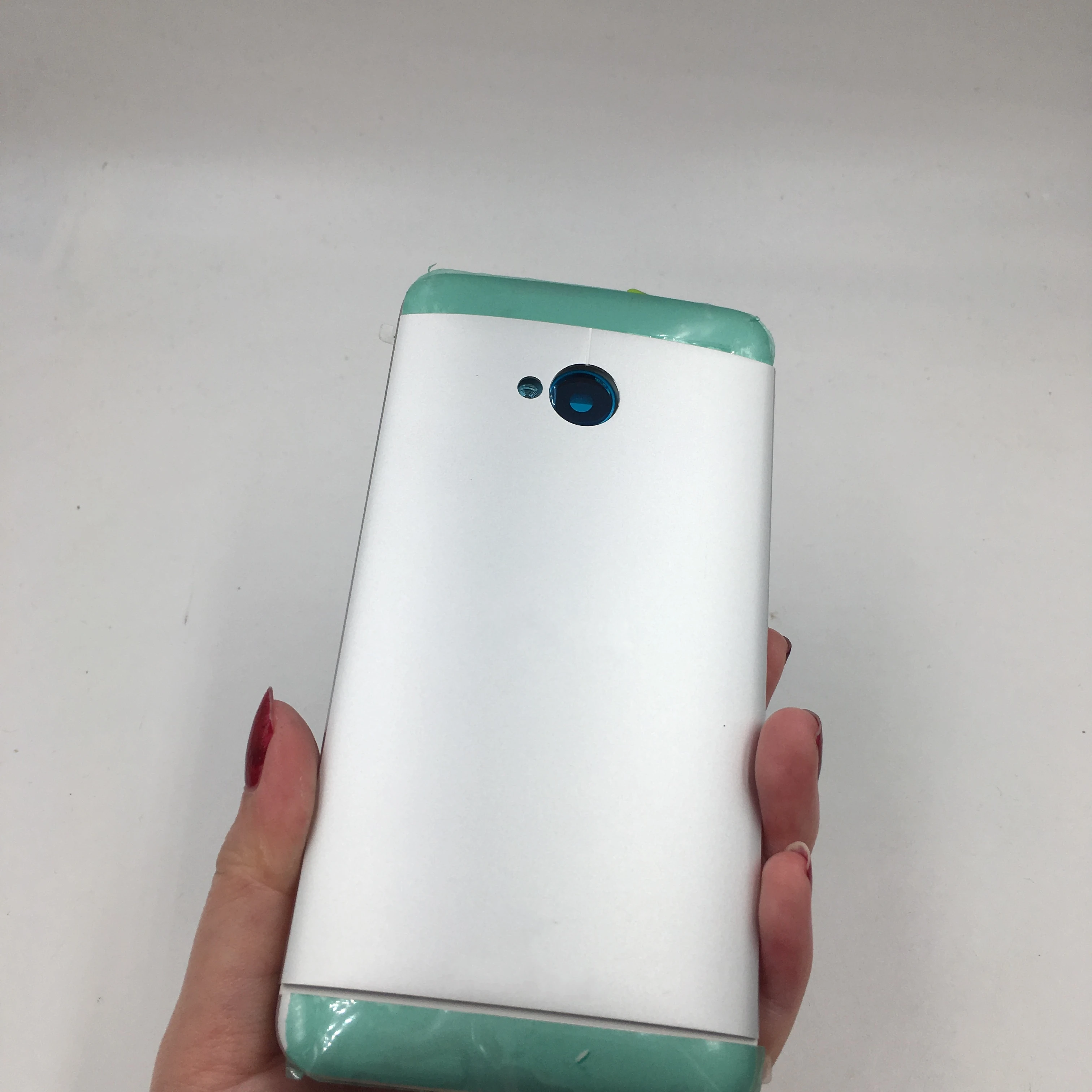 Полный Корпус рамка Передняя с крышкой батареи для Htc ONE M7 802D 802W 802T двойная карта