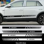 Наклейка на кузов автомобиля VW Volkswagen TROC, 2 шт.