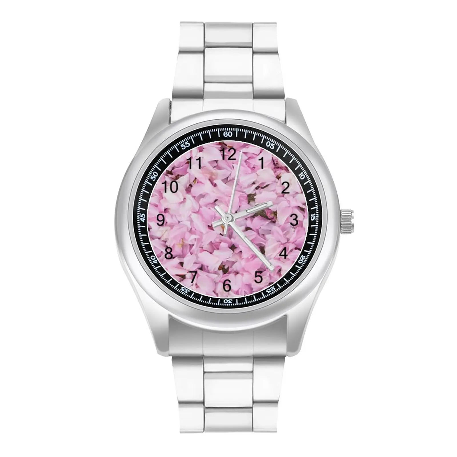 Вишневые кварцевые часы недорогие необычные наручные Стальные для подростков