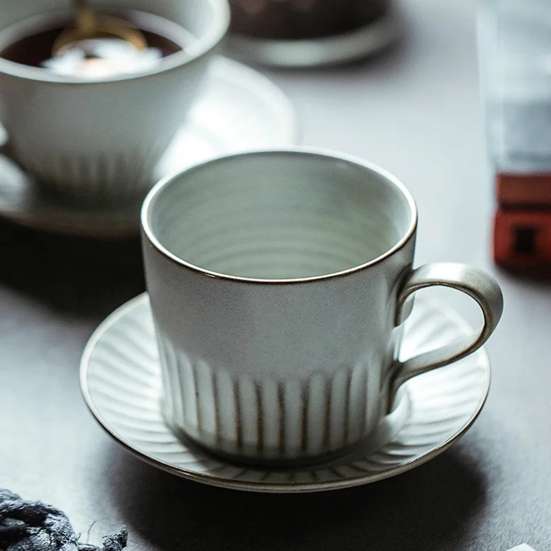 200-320ml European Style Ceramic Coffee Cup and Saucer Set Tea Milk Mugs Chinese Porcelain | Дом и сад