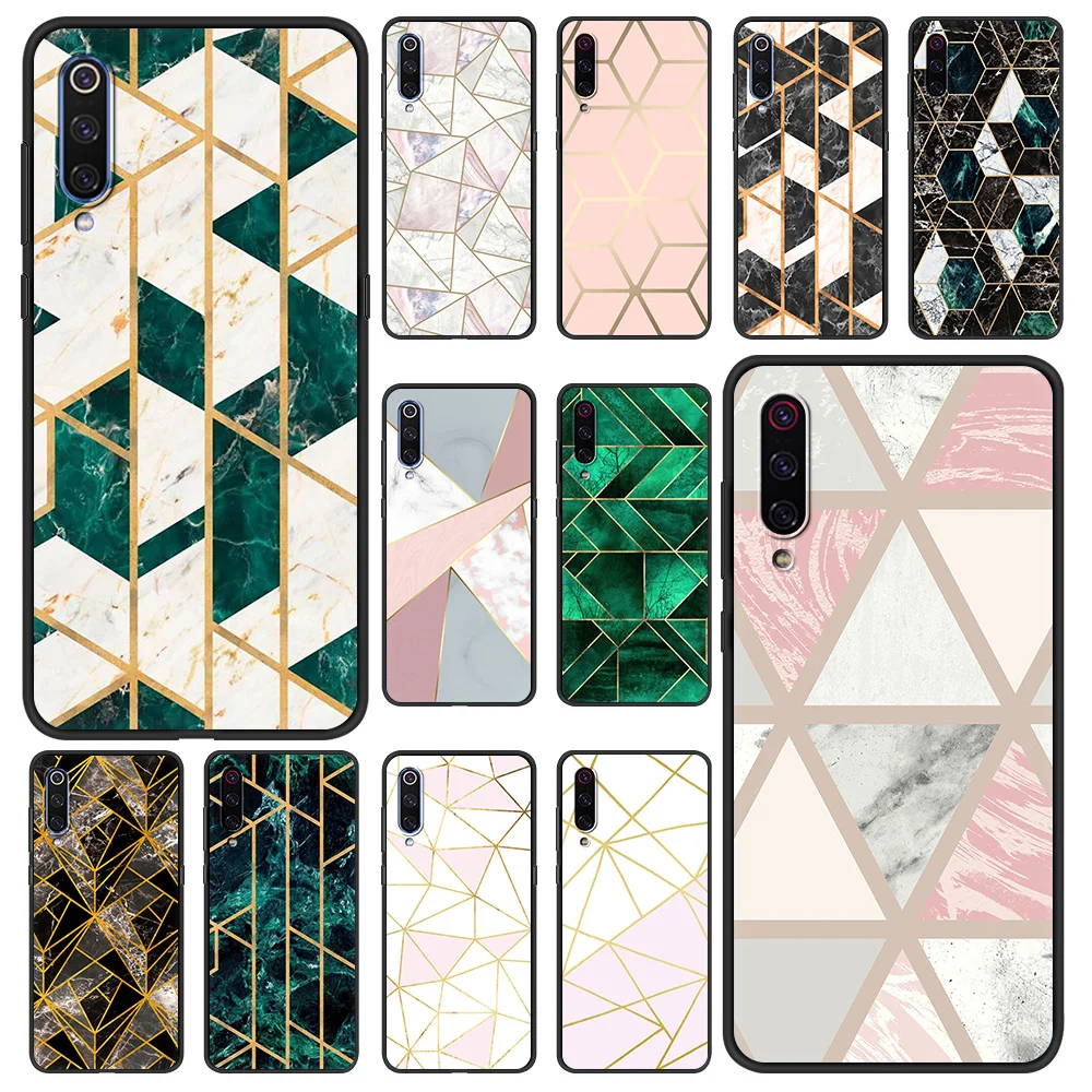 

Luxury Marble Shockproof Phone Case for Xiaomi Poco F3 X3 NFC M3 Mi 9T 11 Note 10T Pro Lite 5G Luxury Silicone Cover Coque Bag