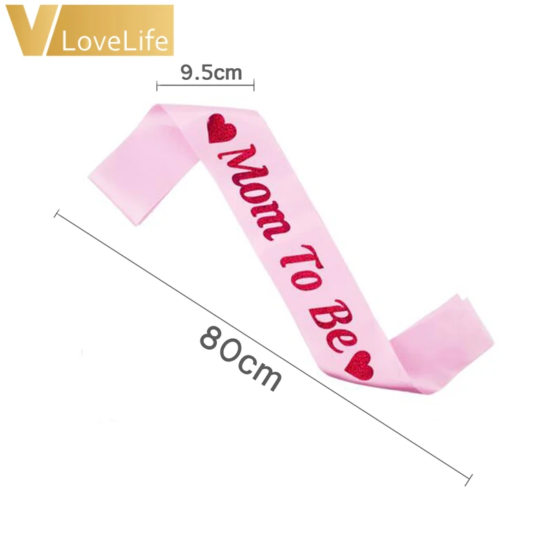 Пояс для душа мамы и ребенка пояс вечеринки сатиновый декоративные изделия 9 5x80