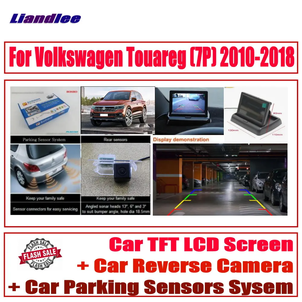 Для Volkswagen VW Touareg 7P 2010 2018 камера заднего вида/цифровая система датчиков