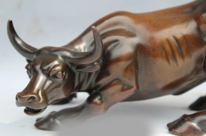 Статуэтка коровы быка медная Бронзовая статуэтка в китайском стиле 808 ++++++|Статуи