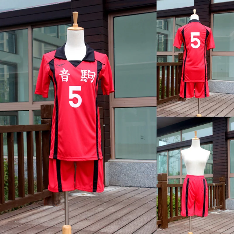 Haikyuu! Костюм для косплея Nekoma старшей школы #5 Kenma Kozume трикотажная спортивная одежда