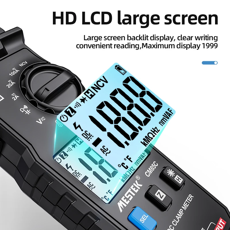 Мини зажим Mestek Автоматический диапазон 600 А В Бесконтактный|Токоизмерительные