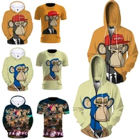y2k hoodie men women monkey t shirt sweatshirts harajuku hoodie street wear