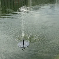 practical multi functional durable classic solar water fountain pump for garden pool pond watering outdoor floating pump