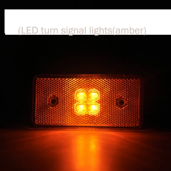 

2PCS x Front & 2PCSxRear LED Side Marker Lamp For Mercedes Benz G-Class G500 G550 G55 G63 2002-2014