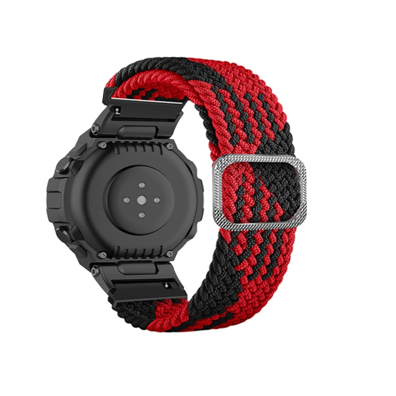

Quick Release Smartwatch Colorful Accessories For Huami Amazfit T-rex/t-rex Pro Adjustable Elasticity Replacement Watch Strap 01