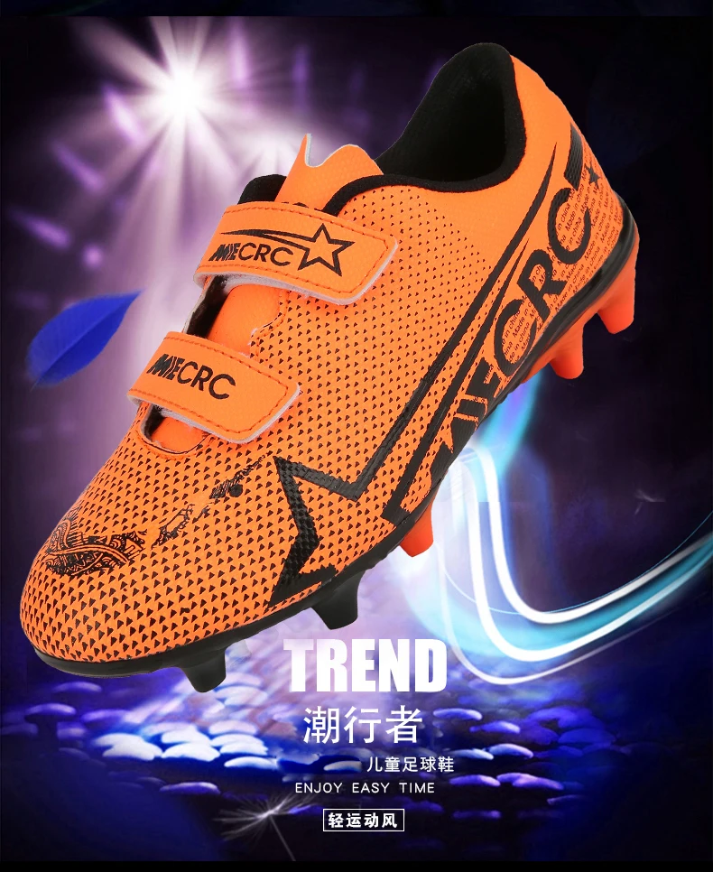 Оригинальные детские футбольные бутсы тренировочные длинные шипы Phantom Sneaker Sport Neymar Профессиональная футбольная обувь Ace
