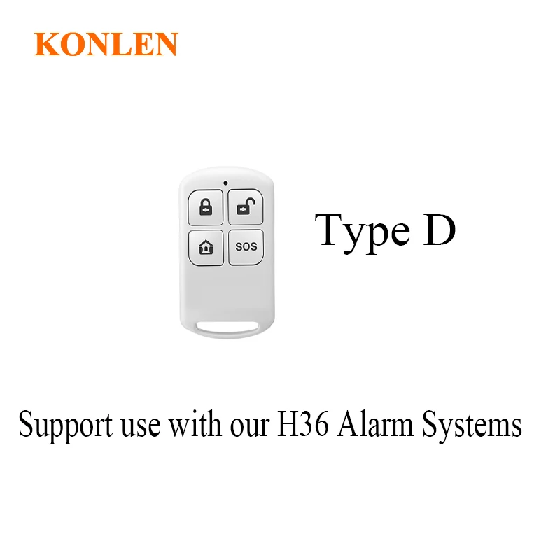 Пульт дистанционного управления keychian для панелей сигнализации H36 H37 H24 H23|controlling