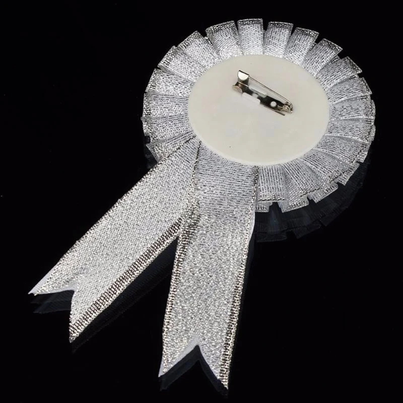 

4 Pcs/Set Bride Party Tulle Lace Mantilla Badge Sash Rosette Wedding Accessories