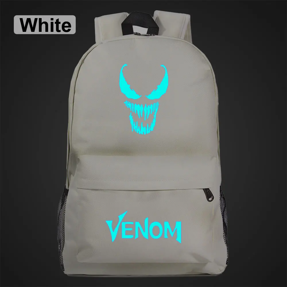Светящийся Galaxy Venom для мальчиков и девочек, детская школьная сумка, женский рюкзак, подростковые школьные сумки, мужские рюкзаки - Цвет: AL35-03