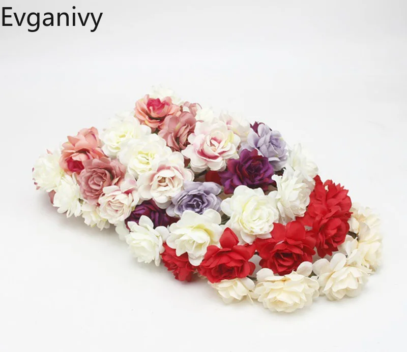 

Romantic Wedding Flower Crown Girls Women Garland Hairband Floral Wreath Headband Bohemian Beach Holiday Party Hair Accessories