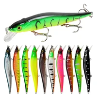 1pcs minnow fishing lure 11 5cm 14g floating hard artificial bait 3d eyes for bass pike crankbait wobblers carp fishing tackle