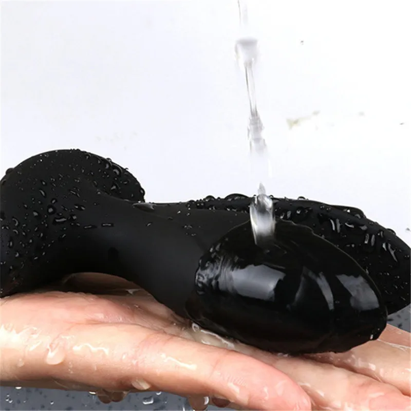 Фаллоимитатор с электрическим током Анальная пробка вибратор беспроводное