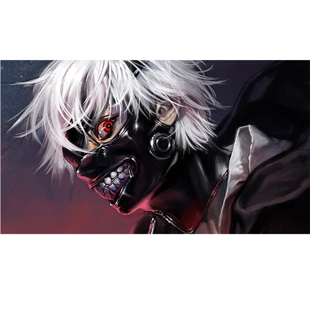 

Japanese Anime Kaneki Ken Tokyo Ghoul Canvas Printed Painting Wall Art Poster Pictures Modular Teen Room Living Home Decor Frame