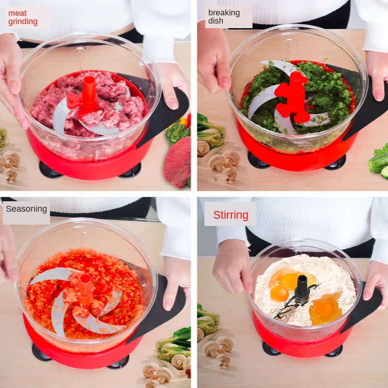 Измельчитель для овощей 2500 мл ручной измельчитель мяса овощерезка мясорубка