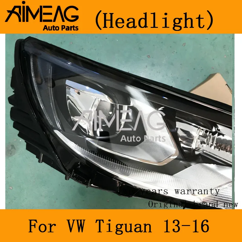 Сделано для Volkswagen Tiguan 2013 2016 фары в сборе галогенные объектив оригинальный