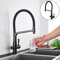 kitchen faucet pull out kitchen sink faucet dual handle 3 in 1 high arc water filter faucets home kitchen fixture