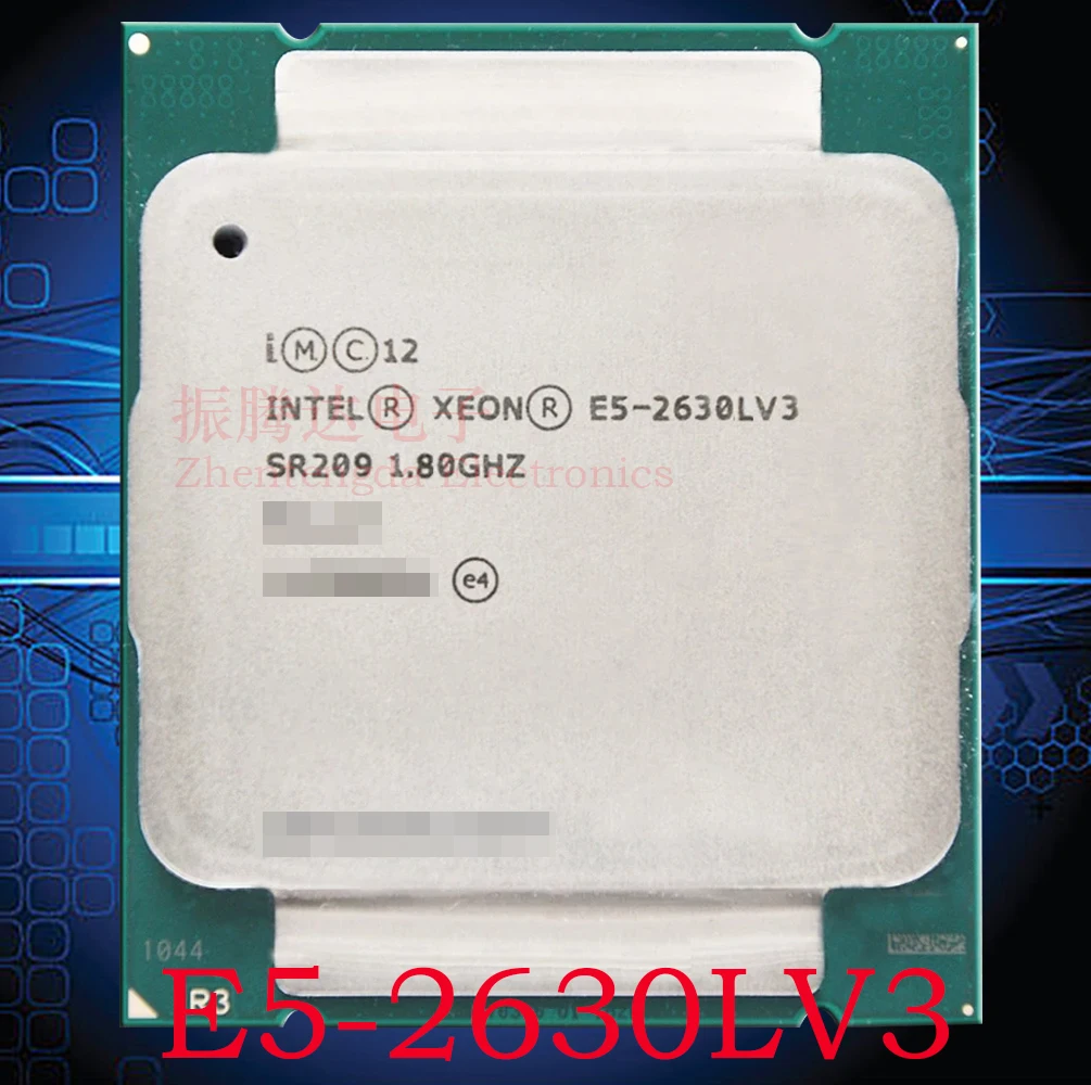 

Intel Xeon E5-2630L v3 CPU 1.8GHz L3-20MB 8 Core 16 Thread LGA 2011-v3 Server CPU E5-2630LV3 Processor