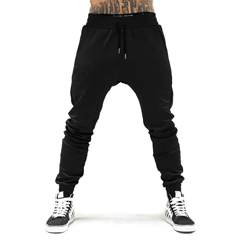 

Mens Joggers Sweatpants Running Sport Cotton Slim Fit Pants Fitness Sportswear Tracksuit Trousers Male Training Gym Pants