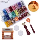 Восковые полуугольные бусины в стиле ретро, воск для самостоятельного изготовления, скрапбукинга, пригласительных открыток, свадебных почтовых конвертов