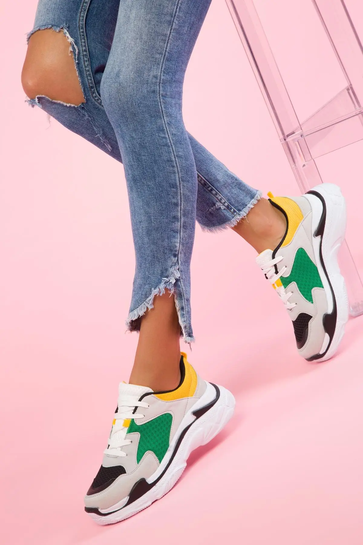 SOHO/обувь на платформе женская обувь плоской подошве женские массивные кроссовки