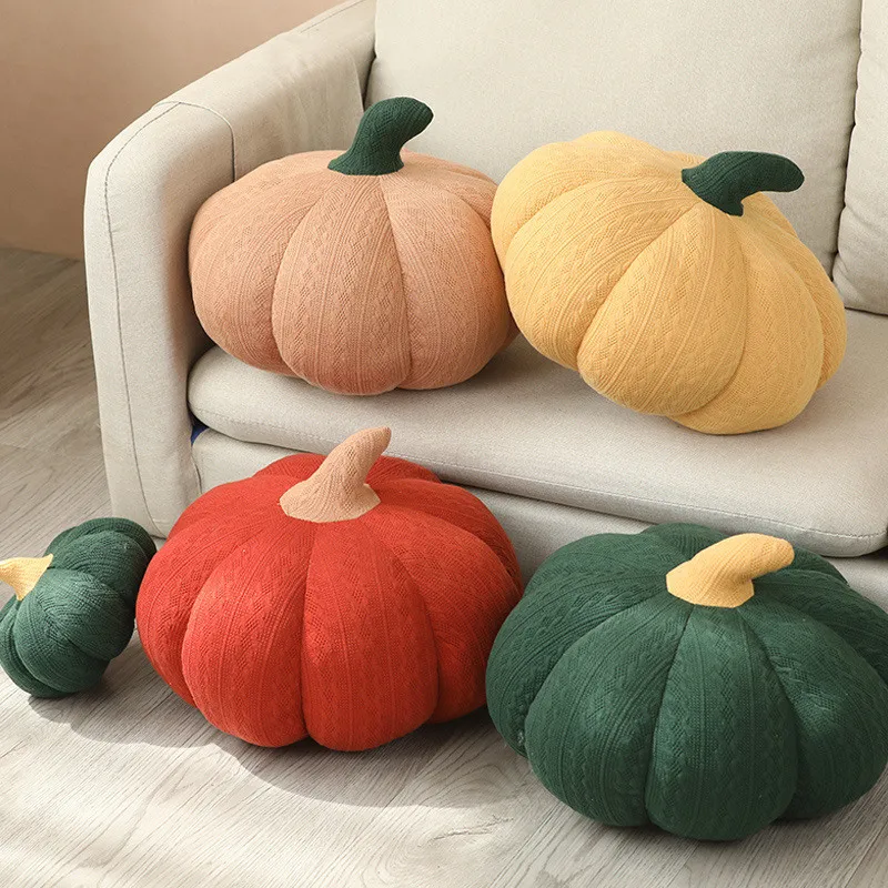 

20cm/40cm Pumpkin Plush Toy Sofa Pillow Bed Decorations Halloween Gifts for Children