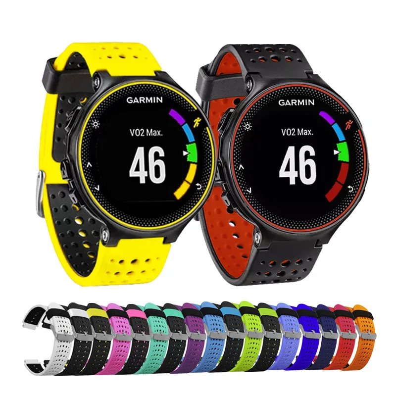 

Ремешок силиконовый для Garmin Forerunner 235, браслет для Garmin Forerunner 220/230/235/620/735XT/630 Lite, аксессуары для часов