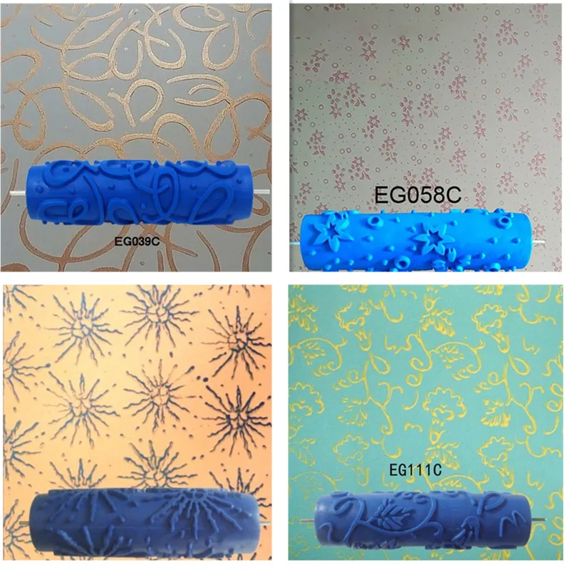 Горячие Продажа Новые 7 дюймов резиновые печати роликовая щетка краски накатки