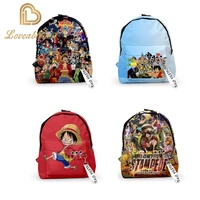 one piece backpacks men women school bags 3d print multi pocket travel bags teenage 3d notebook backpack shoulder bag