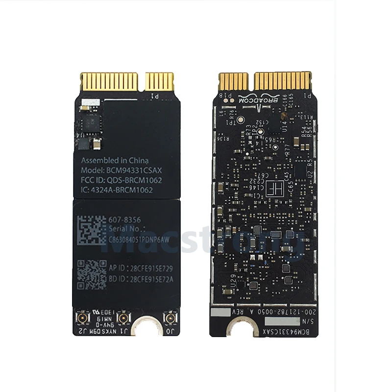 Оригинальная карта BCM94331CSAX для Macbook Pro Retina A1398 Wi-Fi A1425 Bluetooth 4 0 802.11n 607-8356 MD212 MD213 2012 |