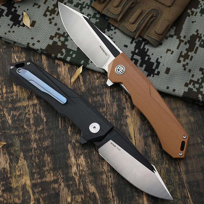 Petrified fish 969 K110 стальное лезвие керамические шариковые складные ножи G10 Ручка