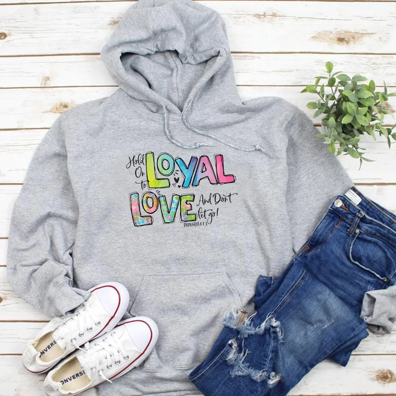 

Женская флисовая толстовка с надписью «Keep To Loyal» и «Don't Let Go»