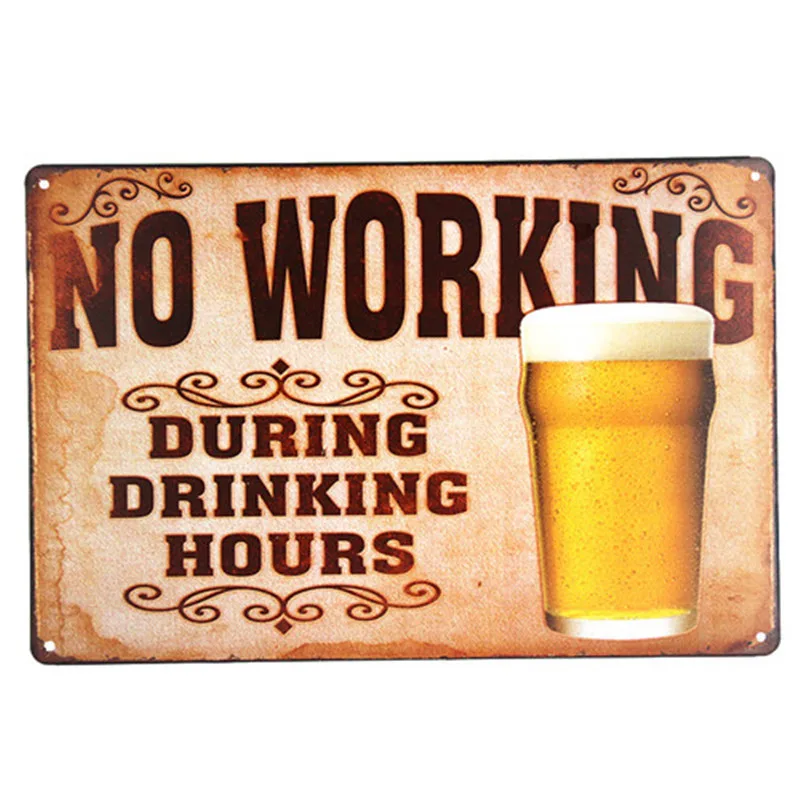 Холодное пиво бензиновый напиток потертый ретро-бар стандартный жестяной знак