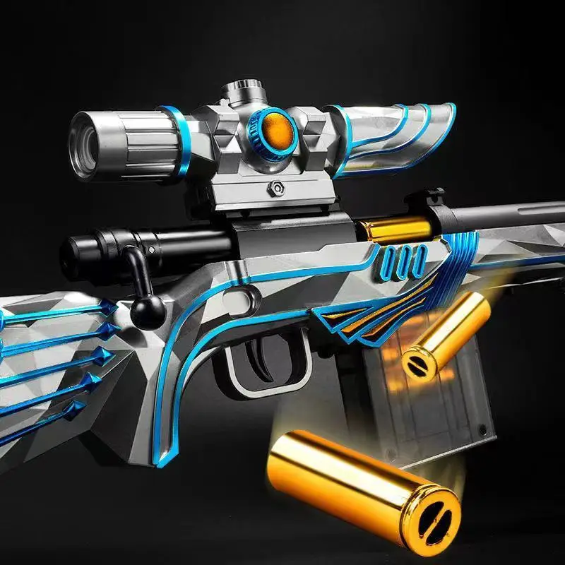 Снайперская винтовка AWM M24 98k с мягкими пулями пневматическая игрушка для