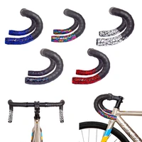 bicycle handlebar tape road bike grip fixie gear strap pu eva bicycle camouflage belt wrap perforated cycling accessories